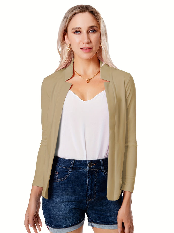 Birgit | Offener Blazer mit Reverskragen