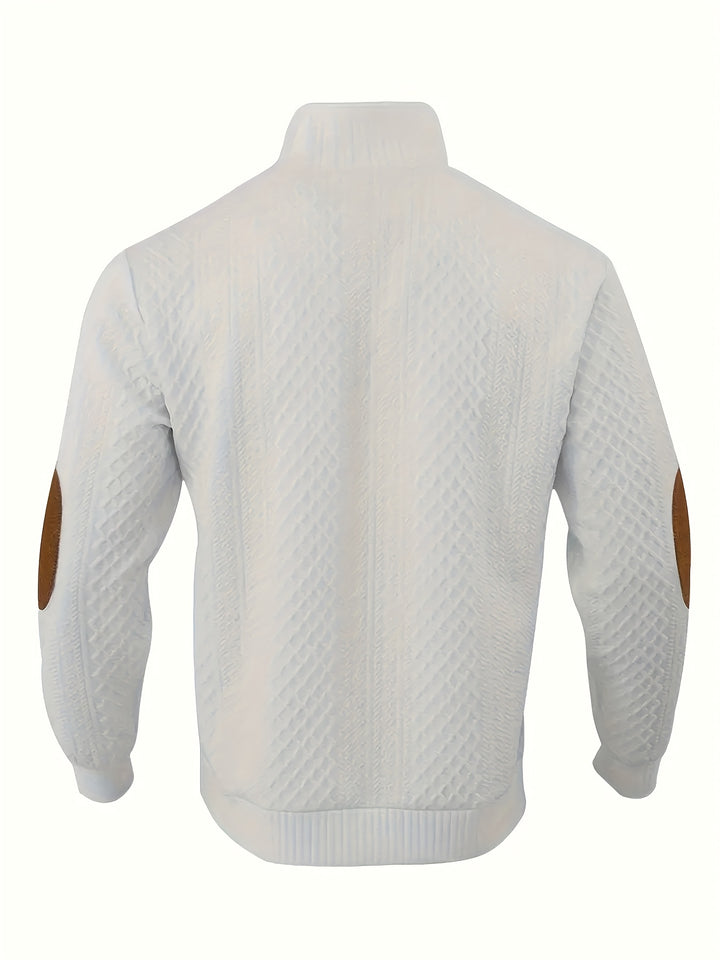 Volkmar | Strukturierter Stehkragen-Pullover
