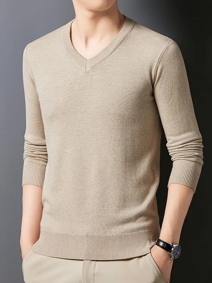 Jens | Klassischer V-Ausschnitt Pullover
