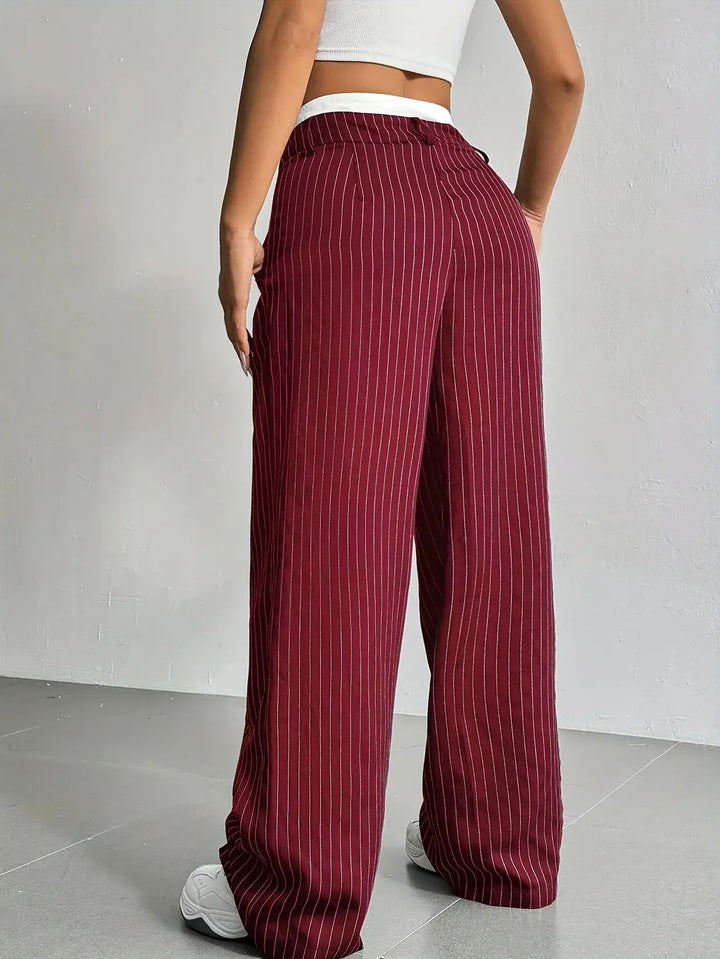Rosalinde | Elegante Nadelstreifen-Hose