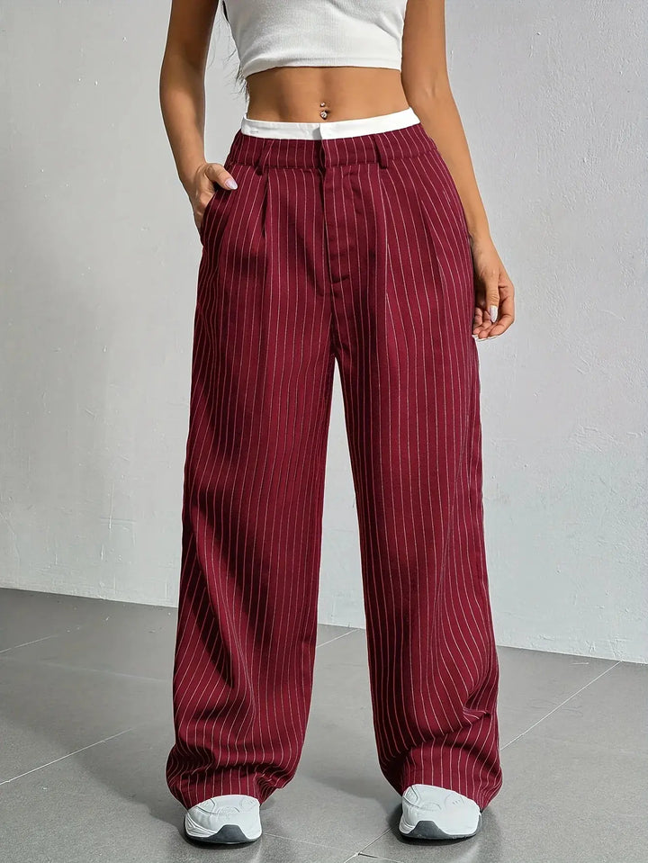 Rosalinde | Elegante Nadelstreifen-Hose