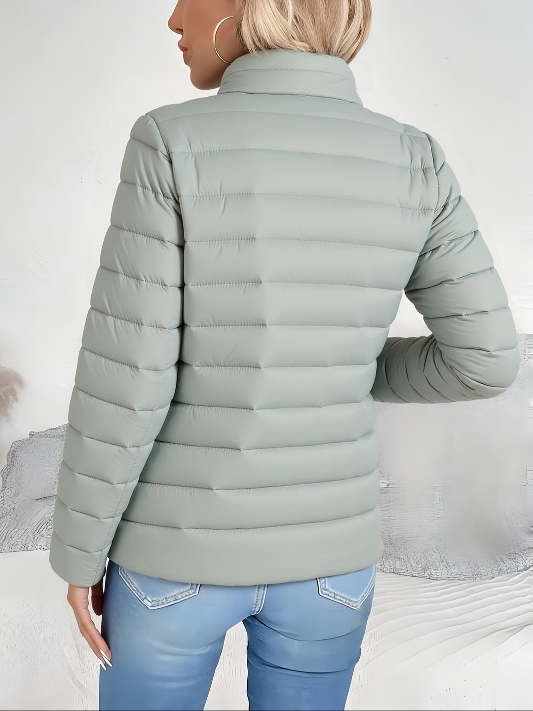 Melanie | Leichte Steppjacke mit Stehkragen