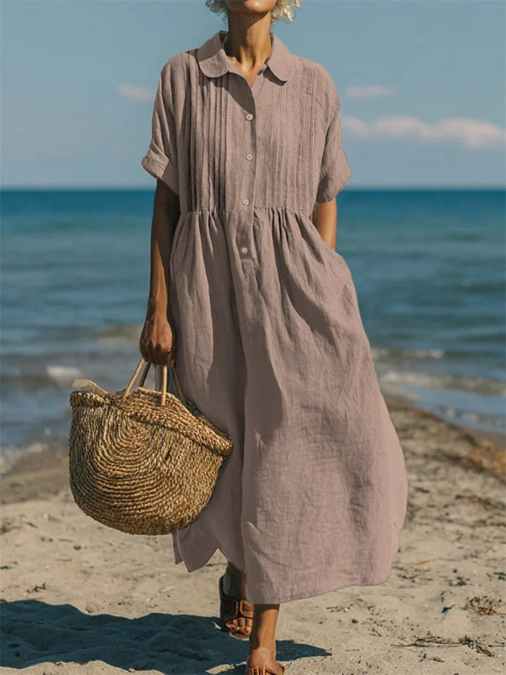 Romy | Luftiges Sommer-Hemdblusenkleid