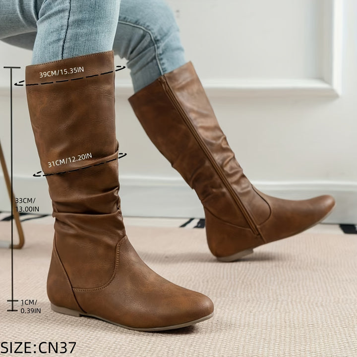 Tanja | Wadenhohe Schlupf-Stiefel
