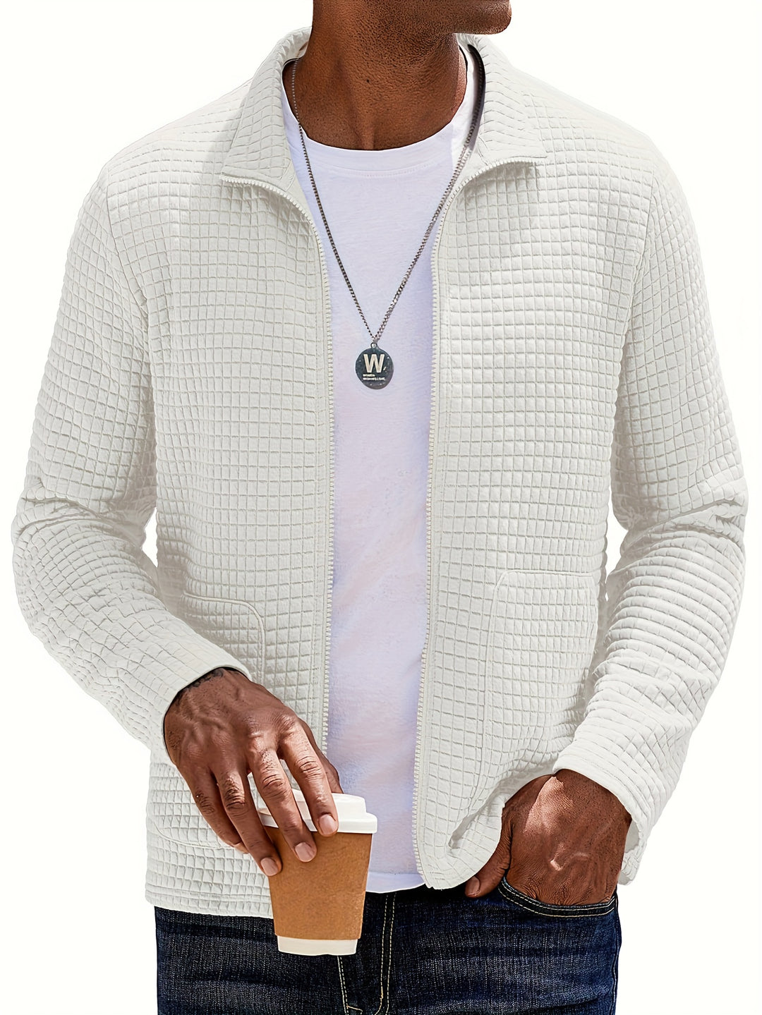 Heinrich | Sportliche Zip-Jacke mit Struktur