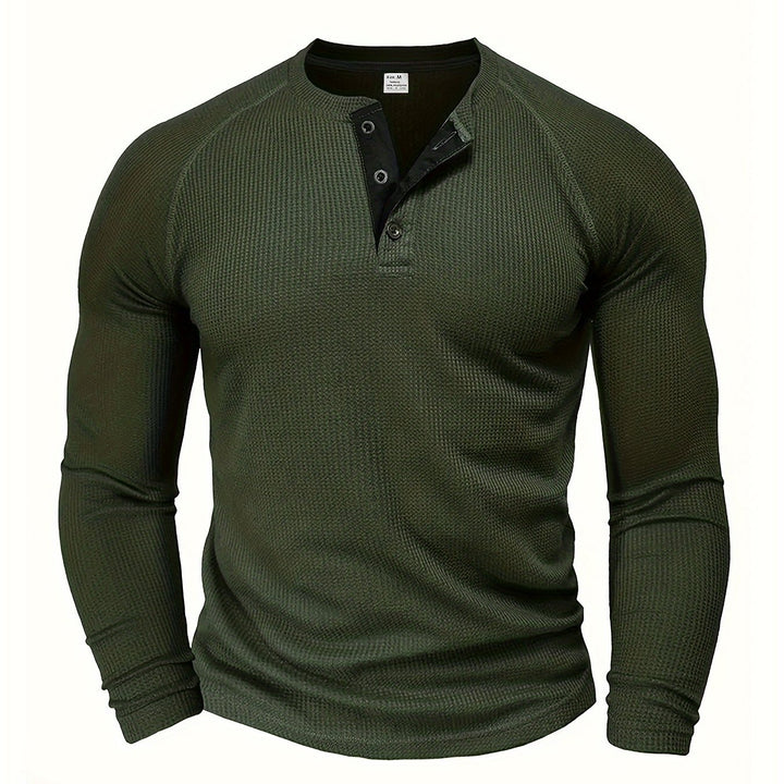 Manuel | Sportlich-eleganter Henley-Pullover