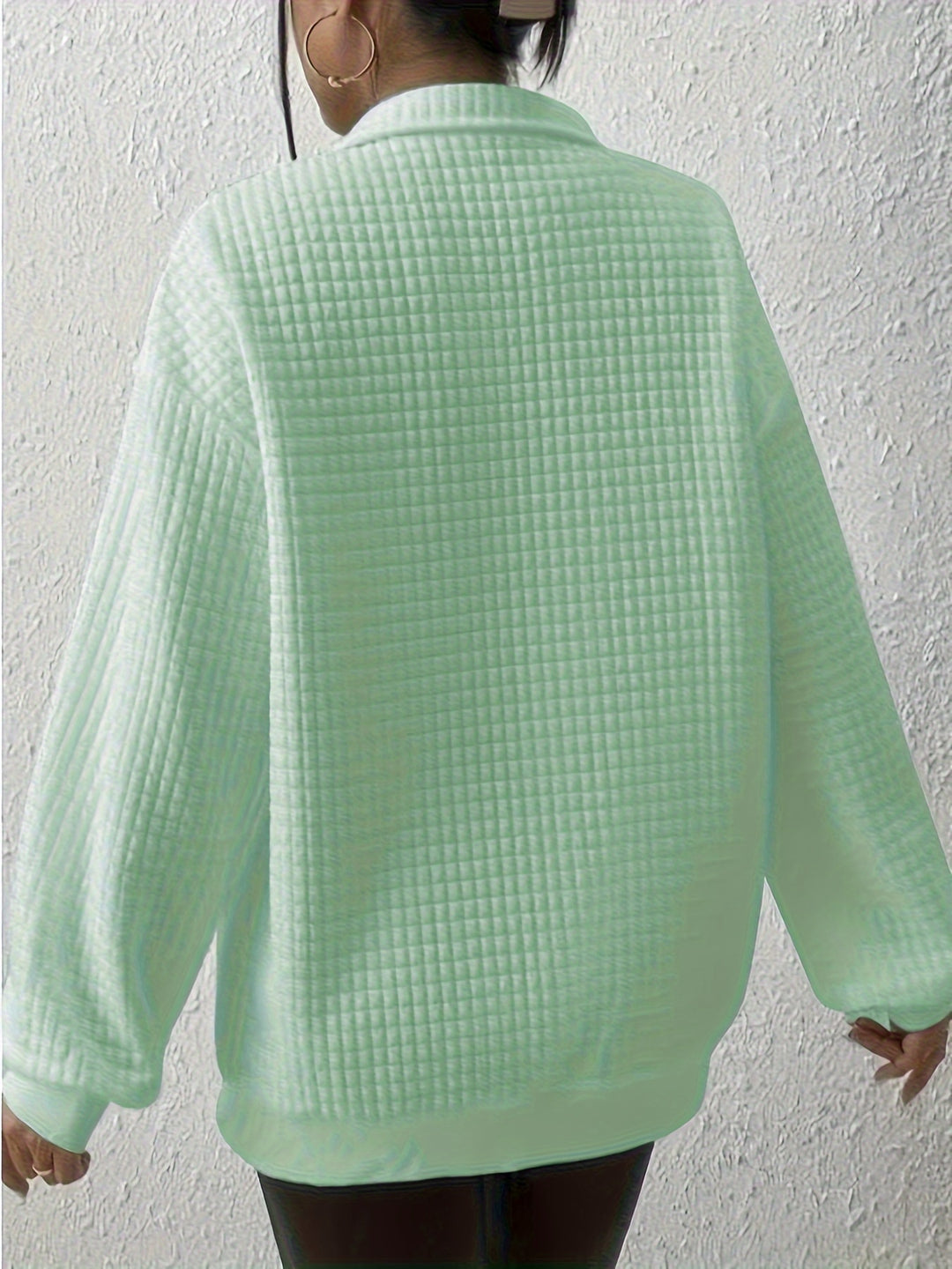Steffi | Legerer Stehkragen-Pullover