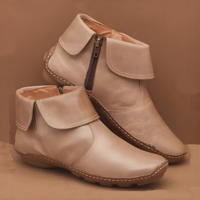 Adelheid | Komfortable Stiefeletten mit Reißverschluss