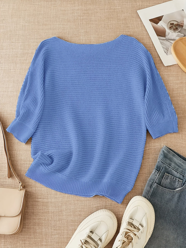 Heidrun | Lockerer Strickpullover