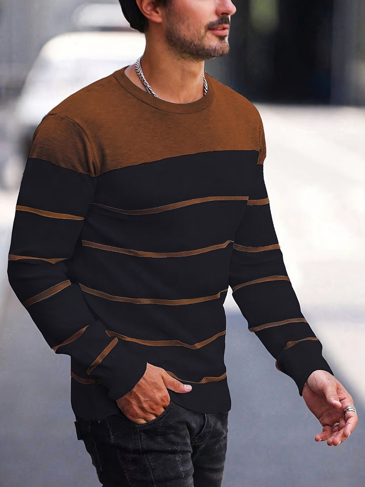 Sigmar | Zeitloser Streifen-Pullover