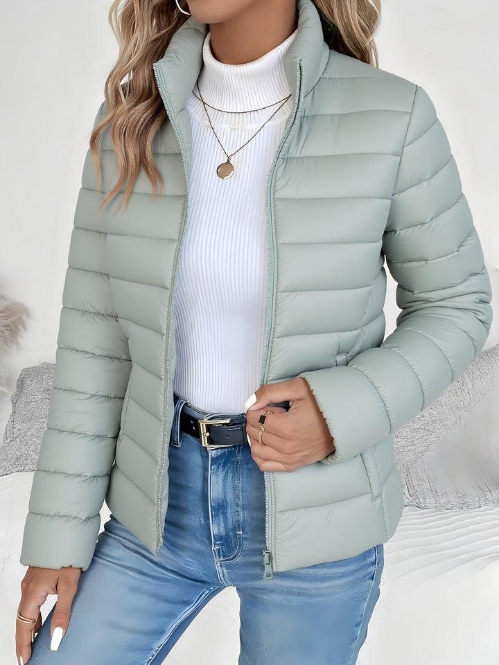 Melanie | Leichte Steppjacke mit Stehkragen