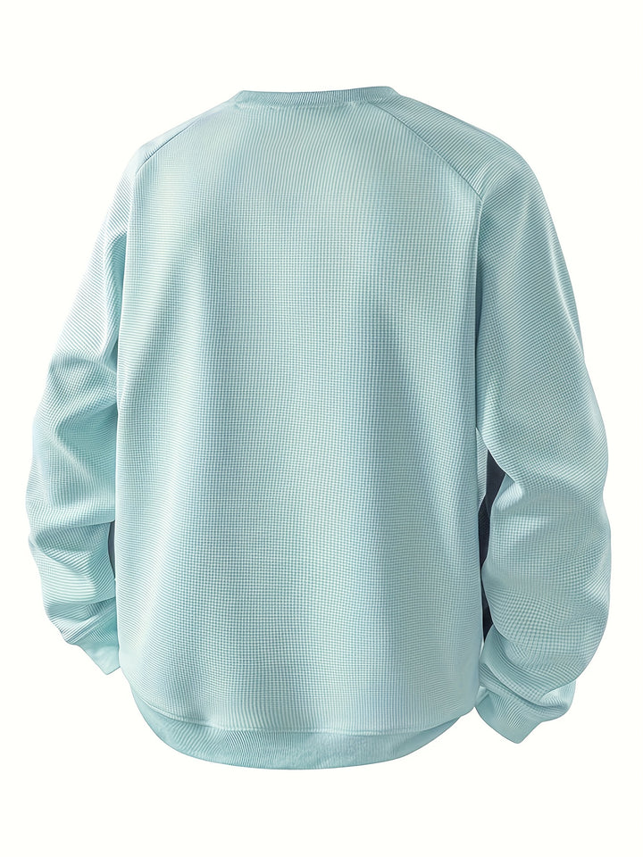 Martin | Sportlich-elegantes Sweatshirt im Zweifarben-Look
