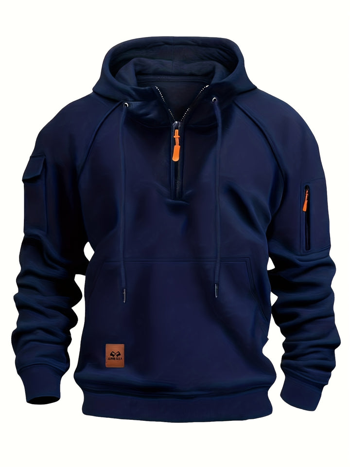 Gernot | Sportlicher Kapuzenpullover mit Reißverschluss