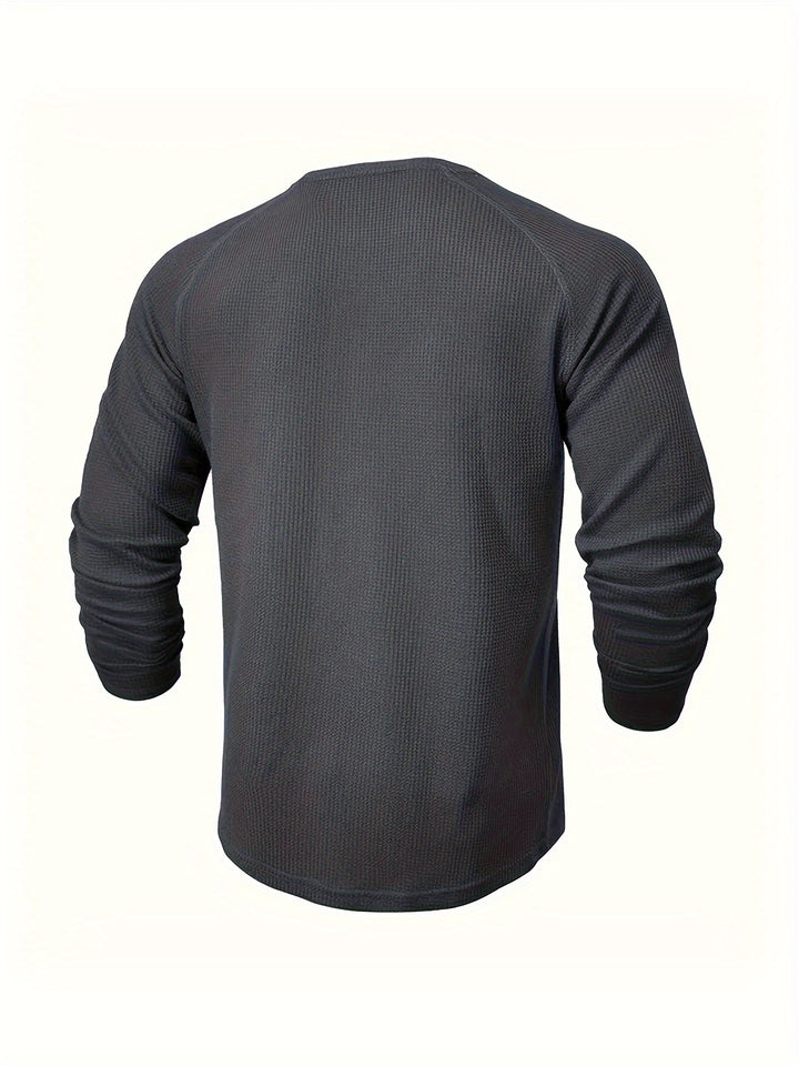 Manuel | Sportlich-eleganter Henley-Pullover