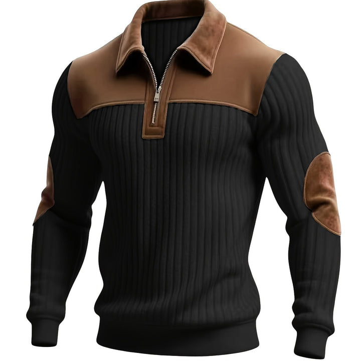 Uwe | Sportlich-eleganter Troyer-Pullover
