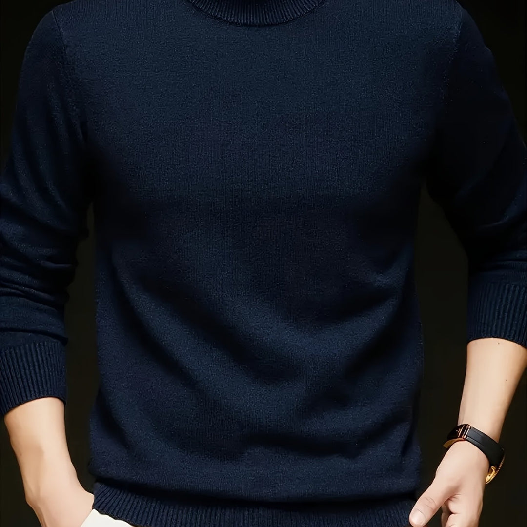 Henning | Weicher Stehkragen-Pullover