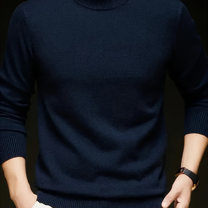 Henning | Weicher Stehkragen-Pullover