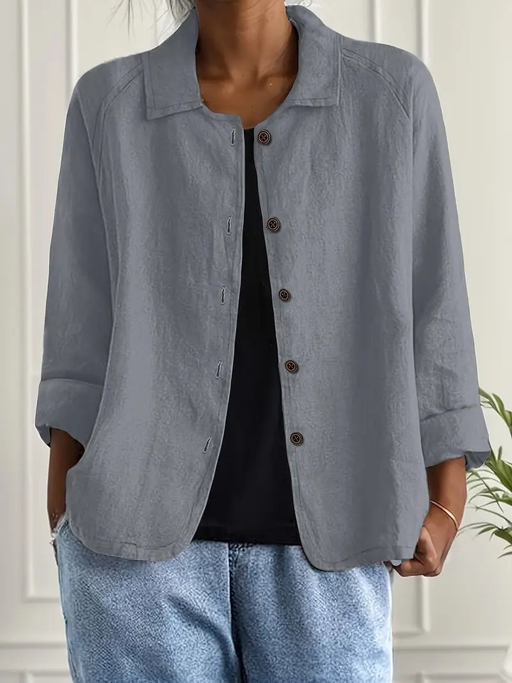 Renate | Leichte Knopfjacke für jeden Tag