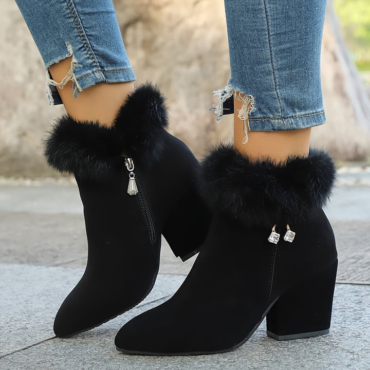 Gesine | Elegante Stiefeletten mit Blockabsatz