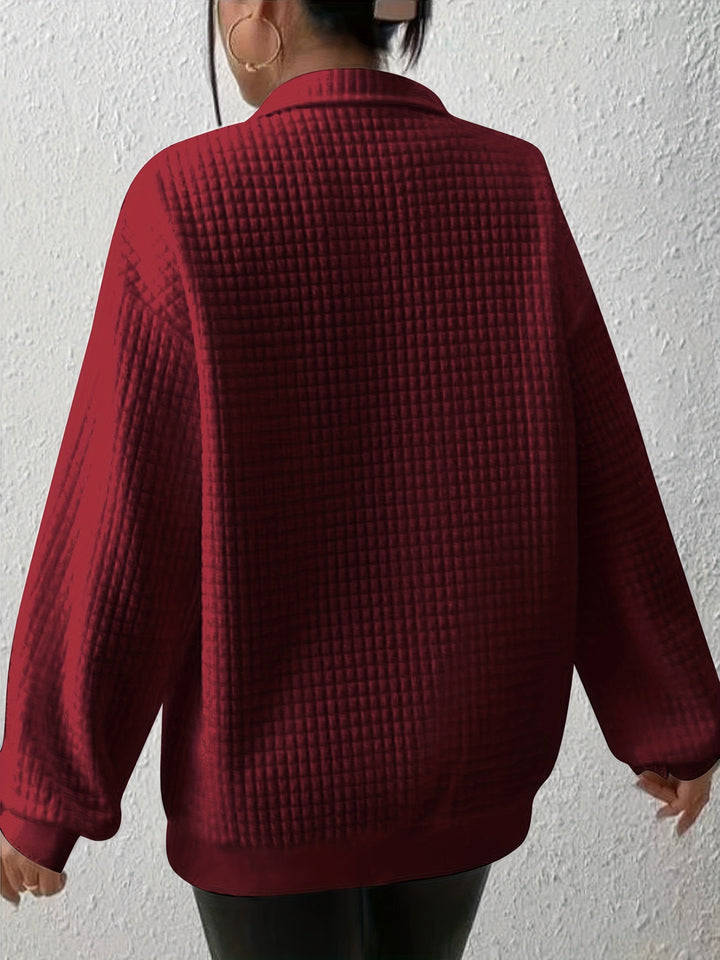 Steffi | Legerer Stehkragen-Pullover