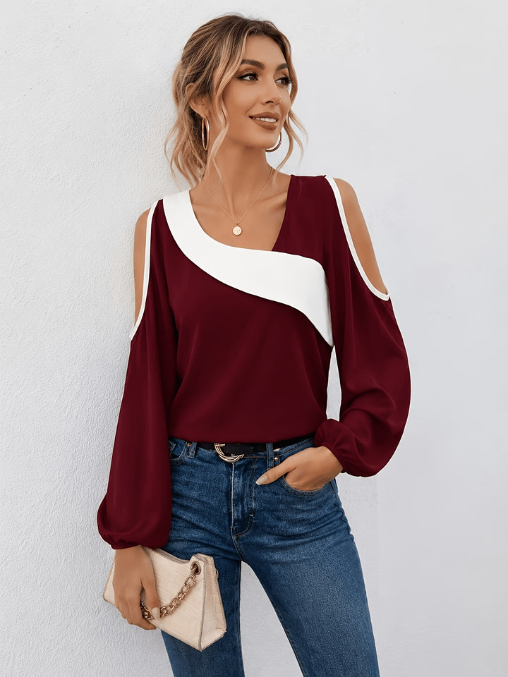 Martina | Elegante Cold-Shoulder-Bluse