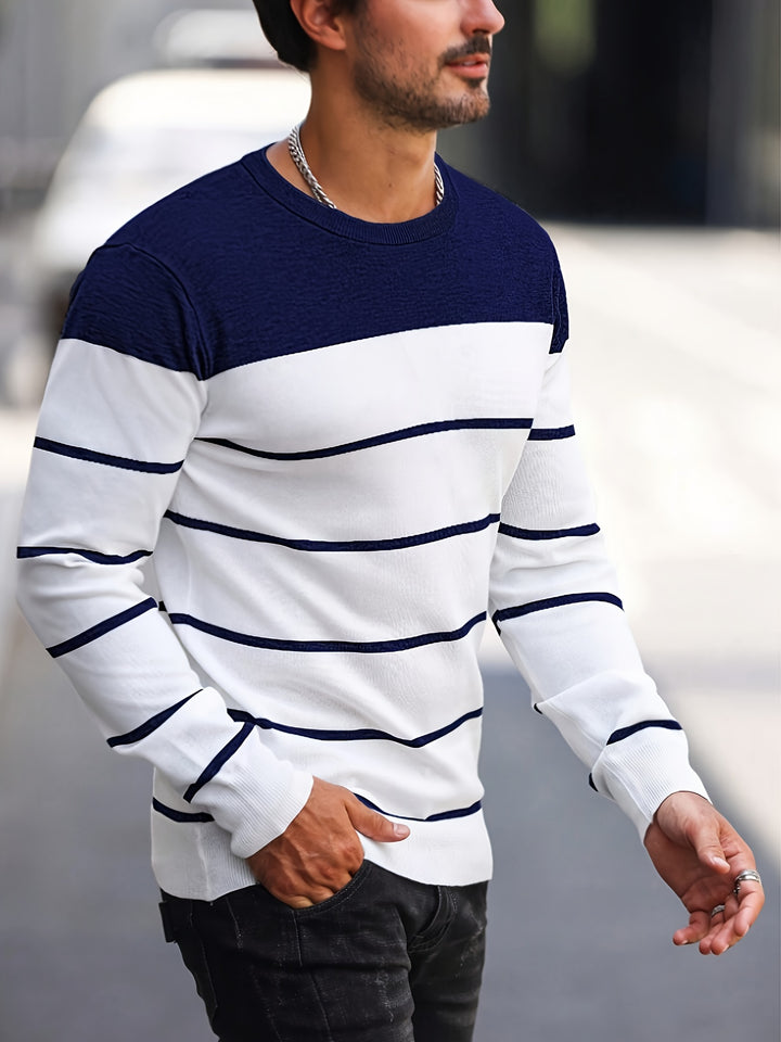 Sigmar | Zeitloser Streifen-Pullover