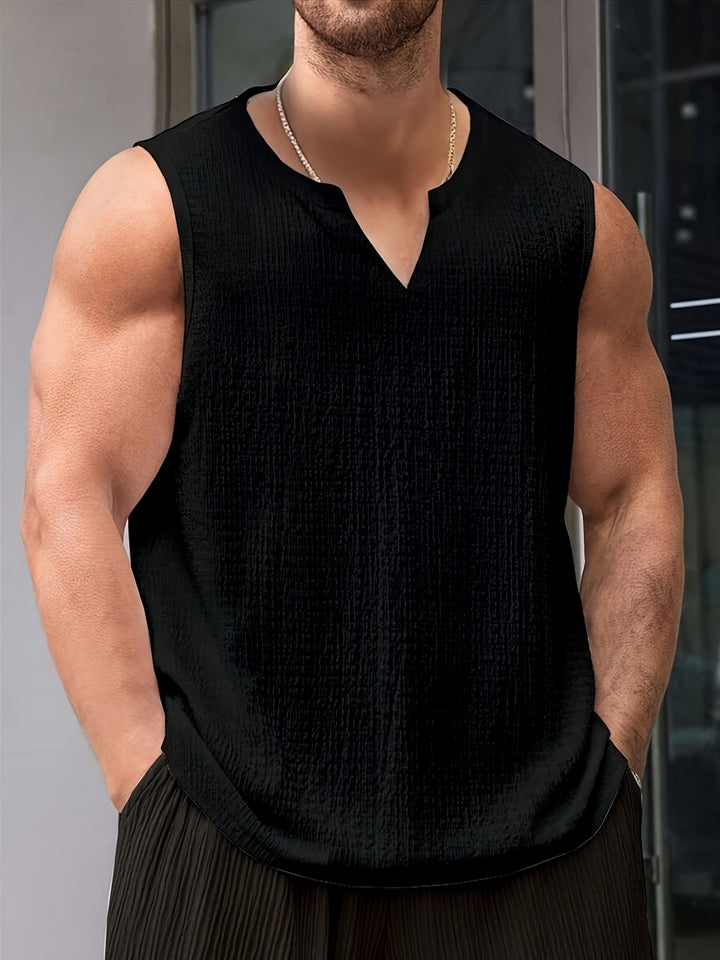 Tilman | Lässiges Ärmelloses Tanktop