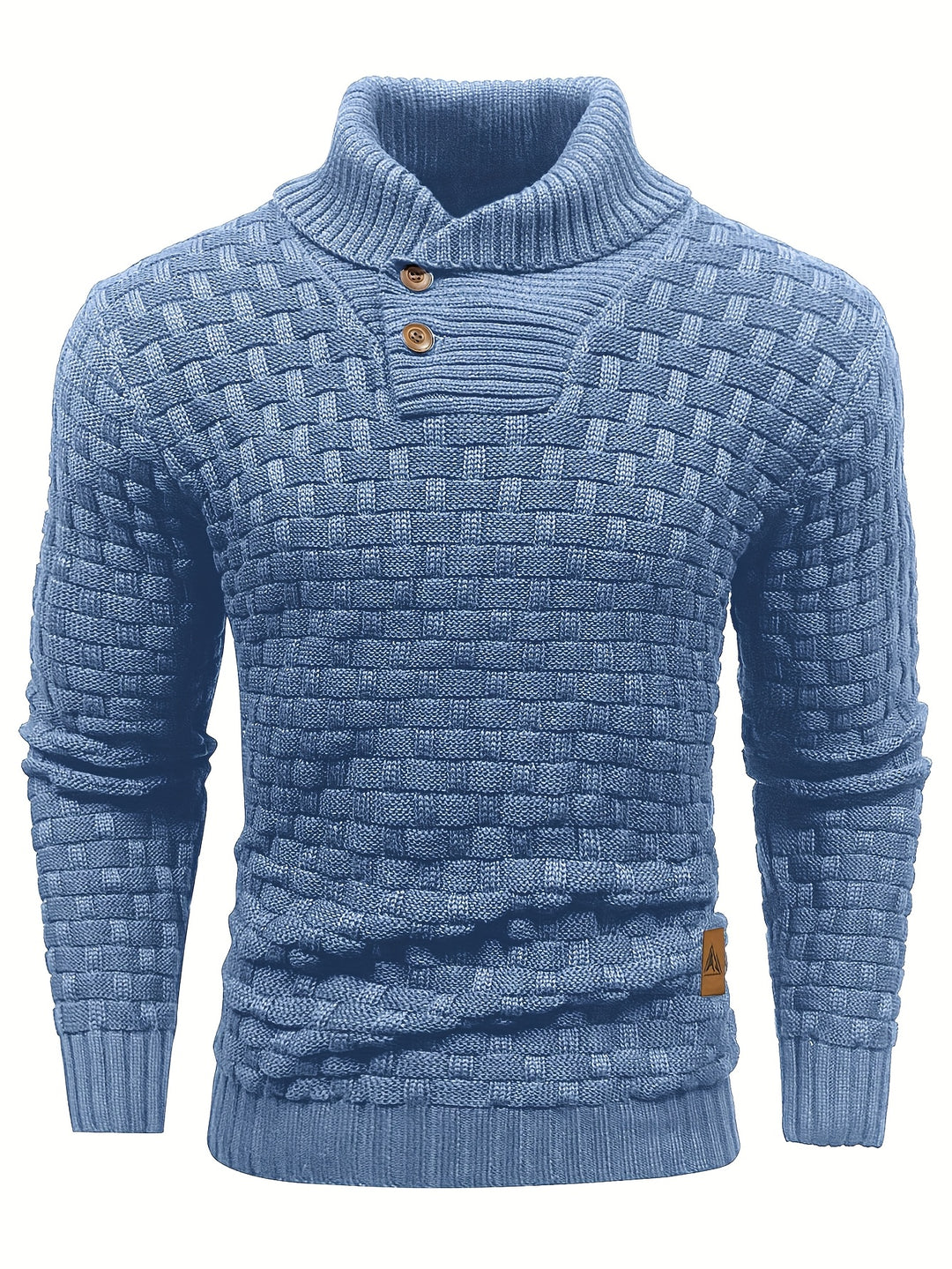 Siegfried | Strukturierter Strick-Pullover mit Schalkragen