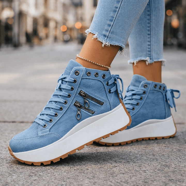 Kerstin | Sportliche High-Top-Sneaker