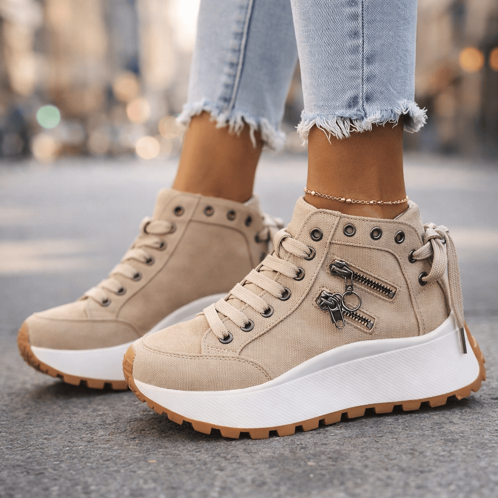 Kerstin | Sportliche High-Top-Sneaker