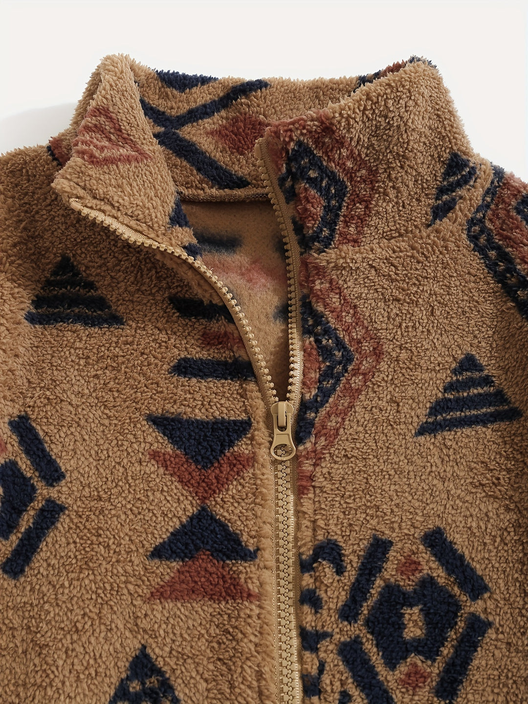 Silvia | Kuschelige Ethno-Jacke mit Muster