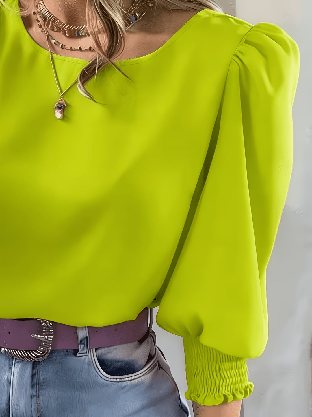 Adelina | Elegante Ballonarm-Bluse