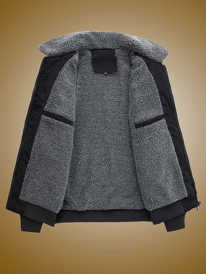 Volker | Wärmende Winterjacke mit Stehkragen
