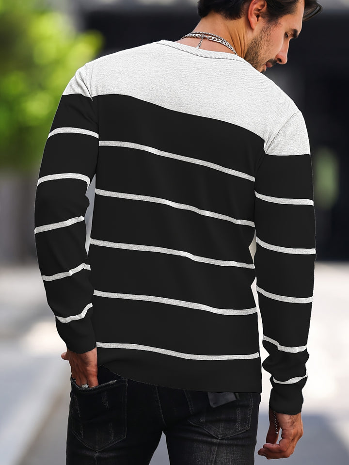 Sigmar | Zeitloser Streifen-Pullover