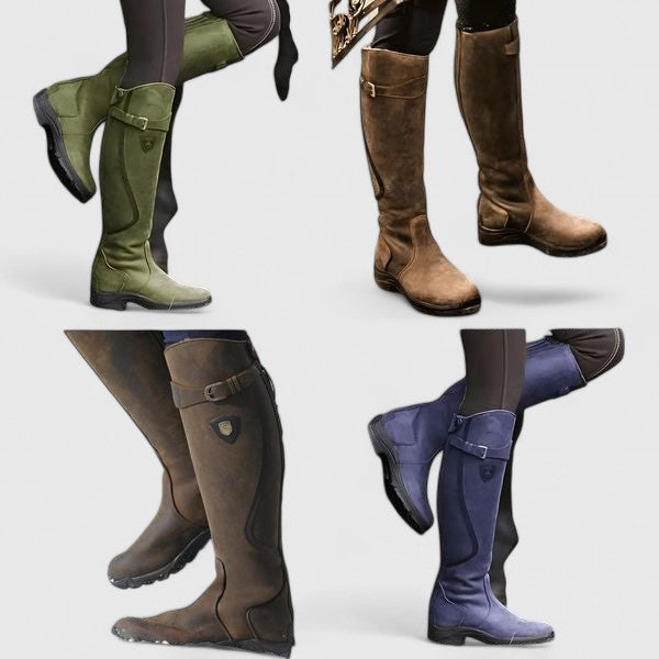 Cordula | Elegante Reitstiefel mit Schnallendetail