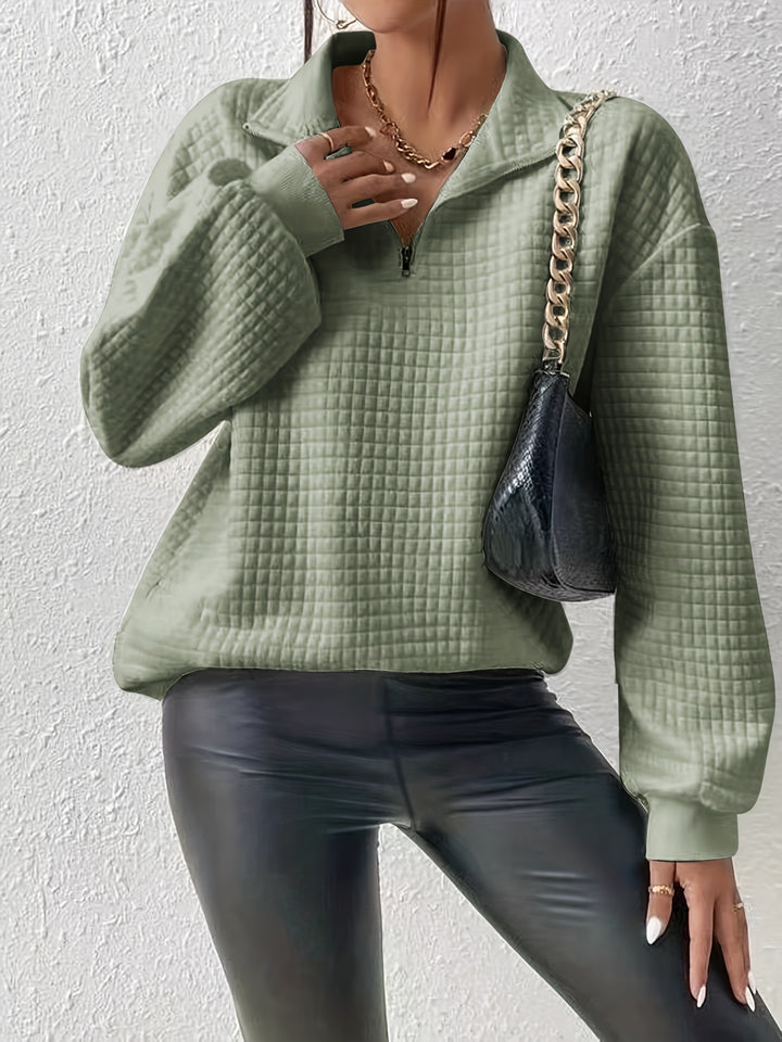 Steffi | Legerer Stehkragen-Pullover