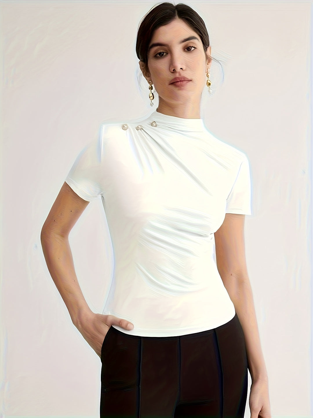 Annelie | Elegantes Kurzarm-Top