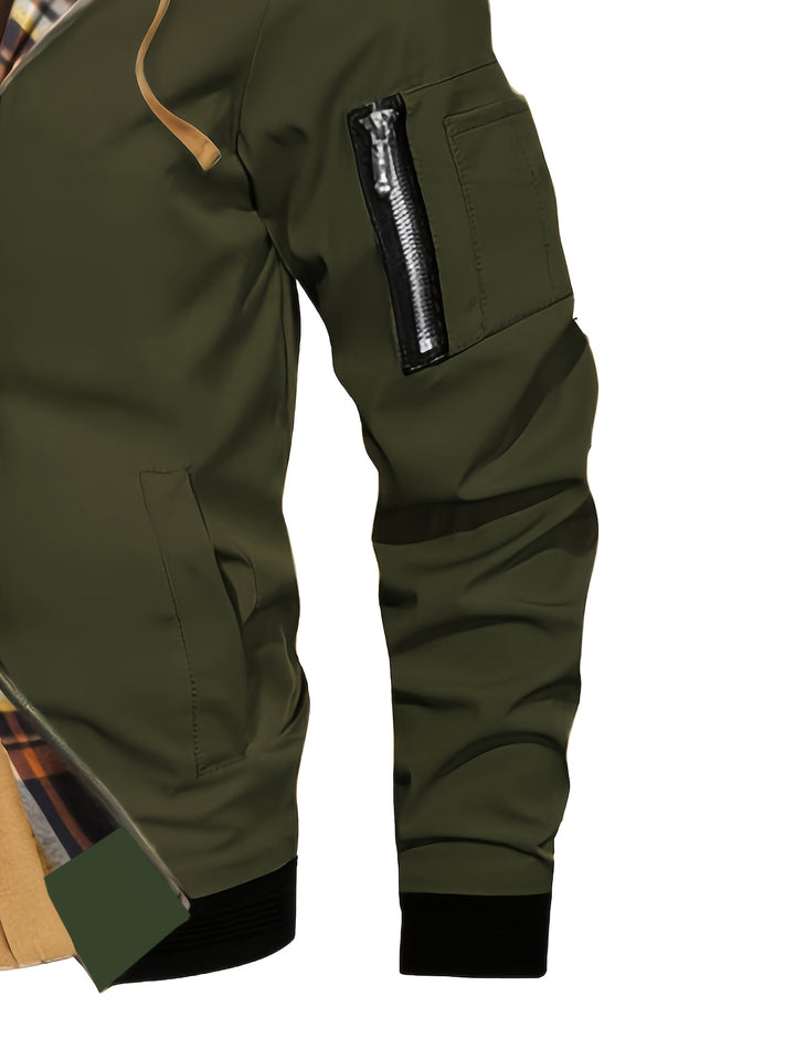 Falko | Gefütterte Kapuzenjacke mit Zipper