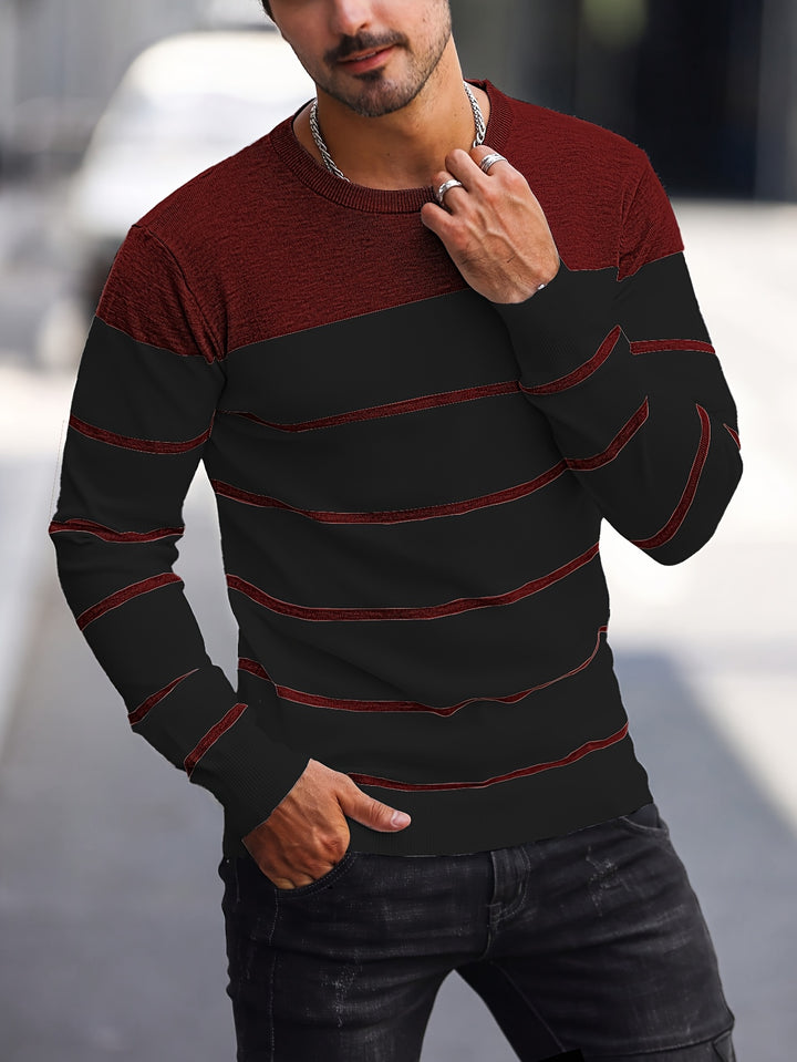 Sigmar | Zeitloser Streifen-Pullover