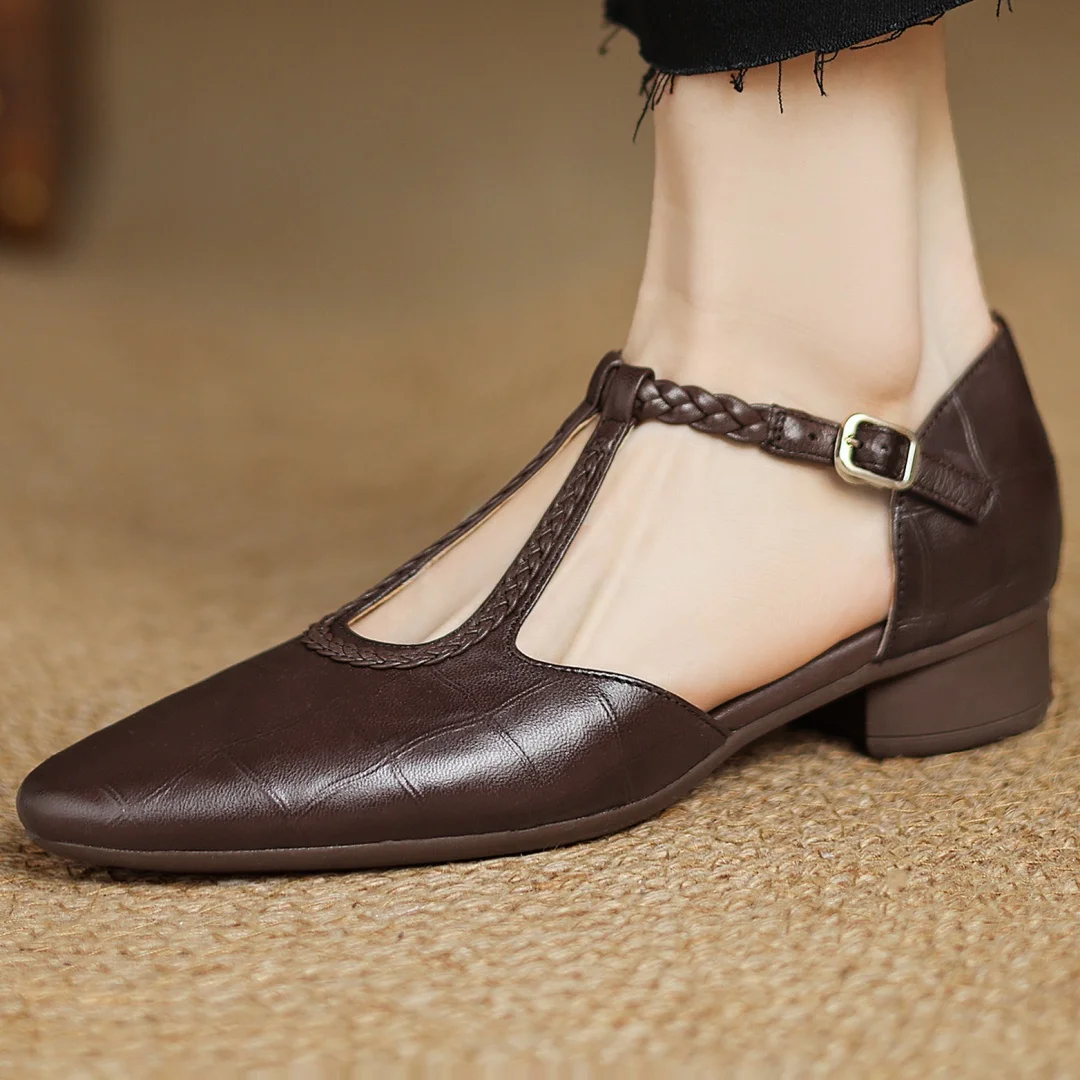 Gisela | Elegante Riemchen-Schuhe