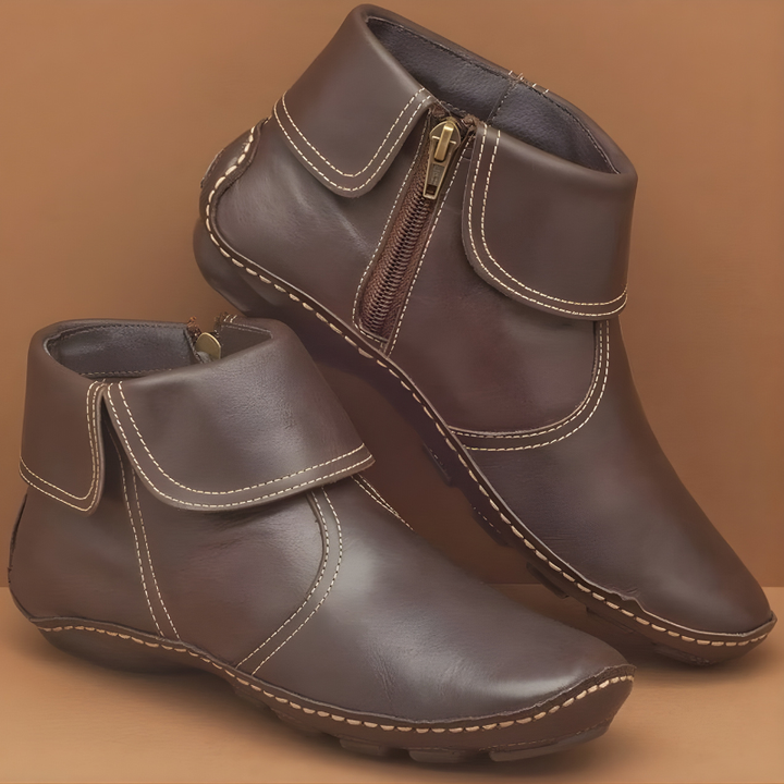 Adelheid | Komfortable Stiefeletten mit Reißverschluss