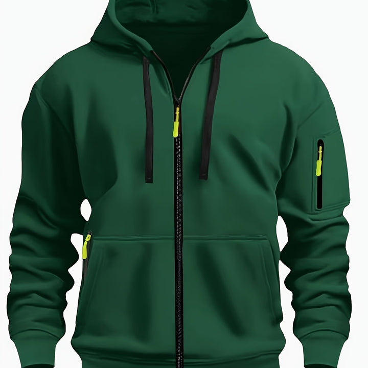 Hagen | Sportliche Kapuzenjacke mit Reißverschluss