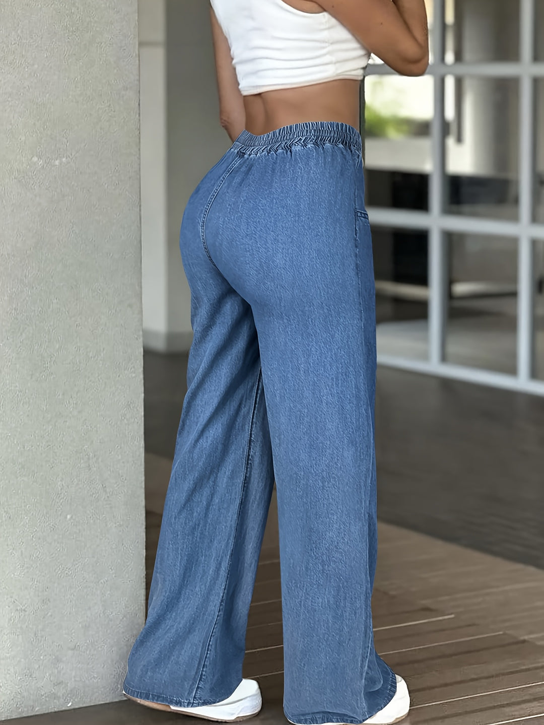 Ramona | Lässig Geschnittene Weite Hose
