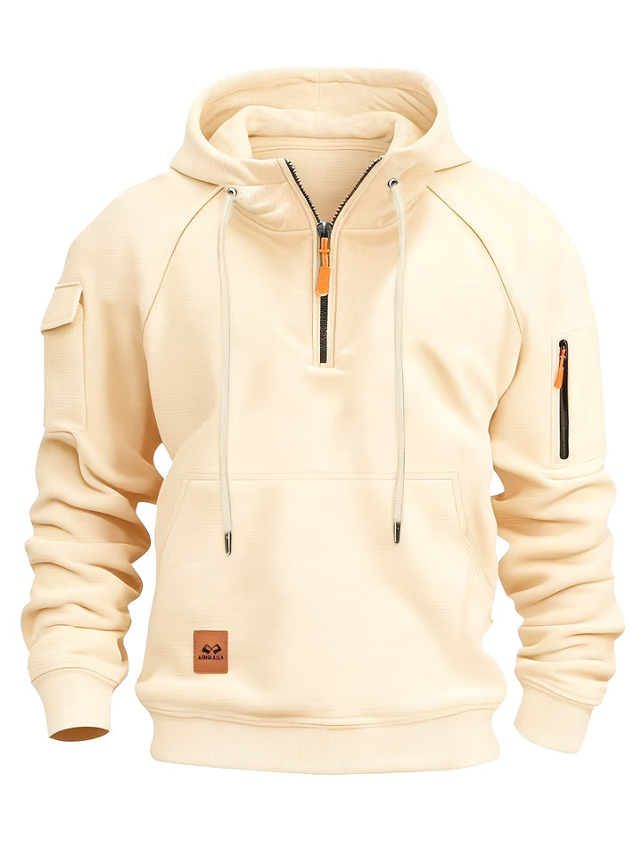 Gernot | Sportlicher Kapuzenpullover mit Reißverschluss