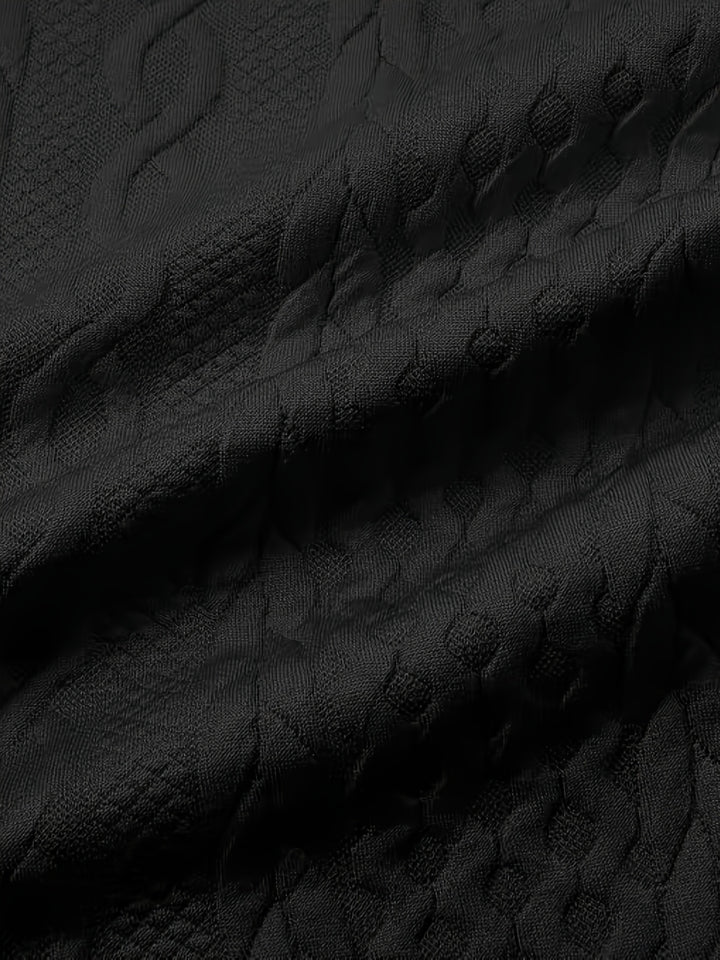 Ruth | Strukturierte Strickjacke mit Kontrastdetails
