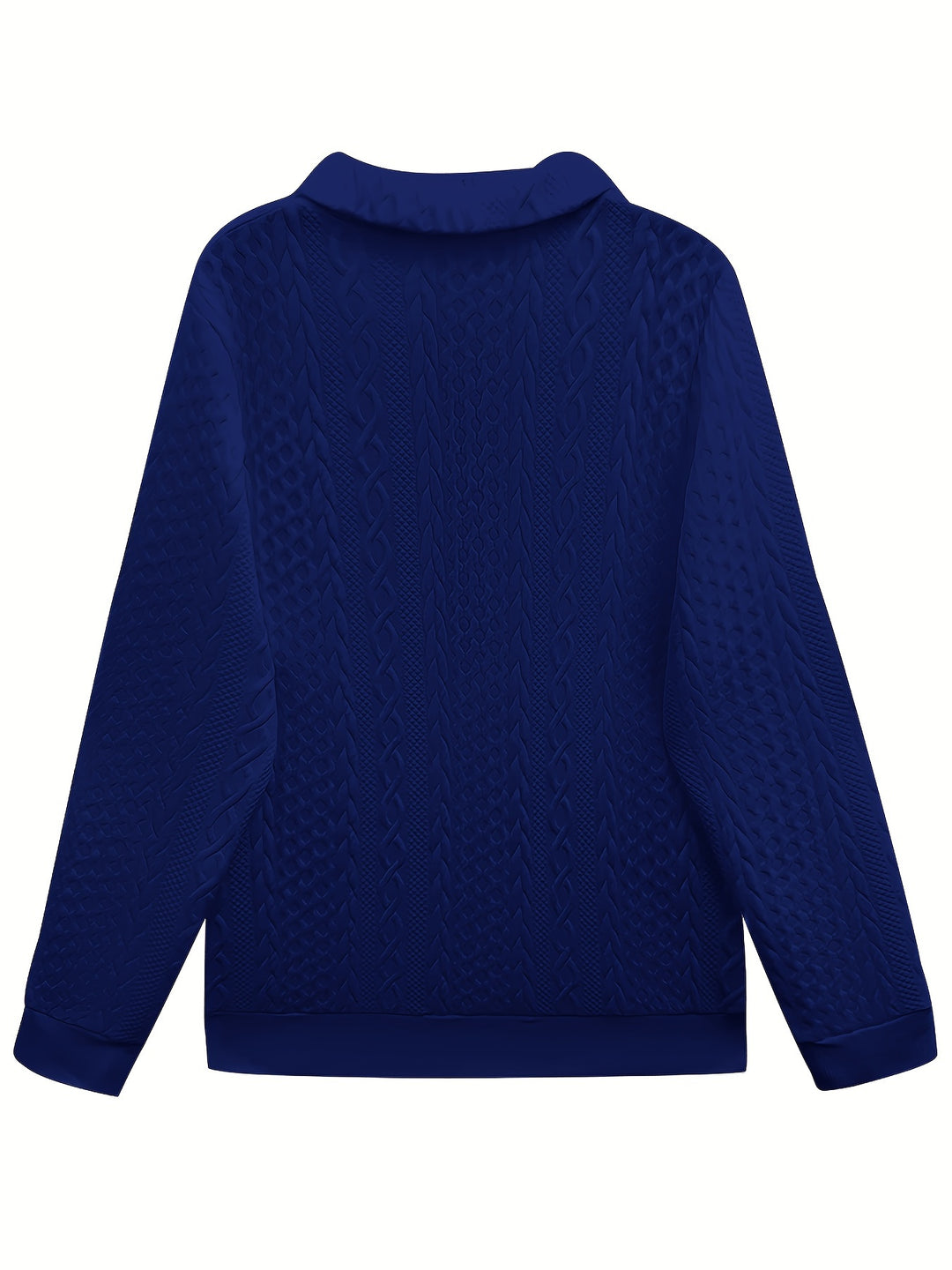 Maren | Elegantes Zip-Sweatshirt mit Kragen