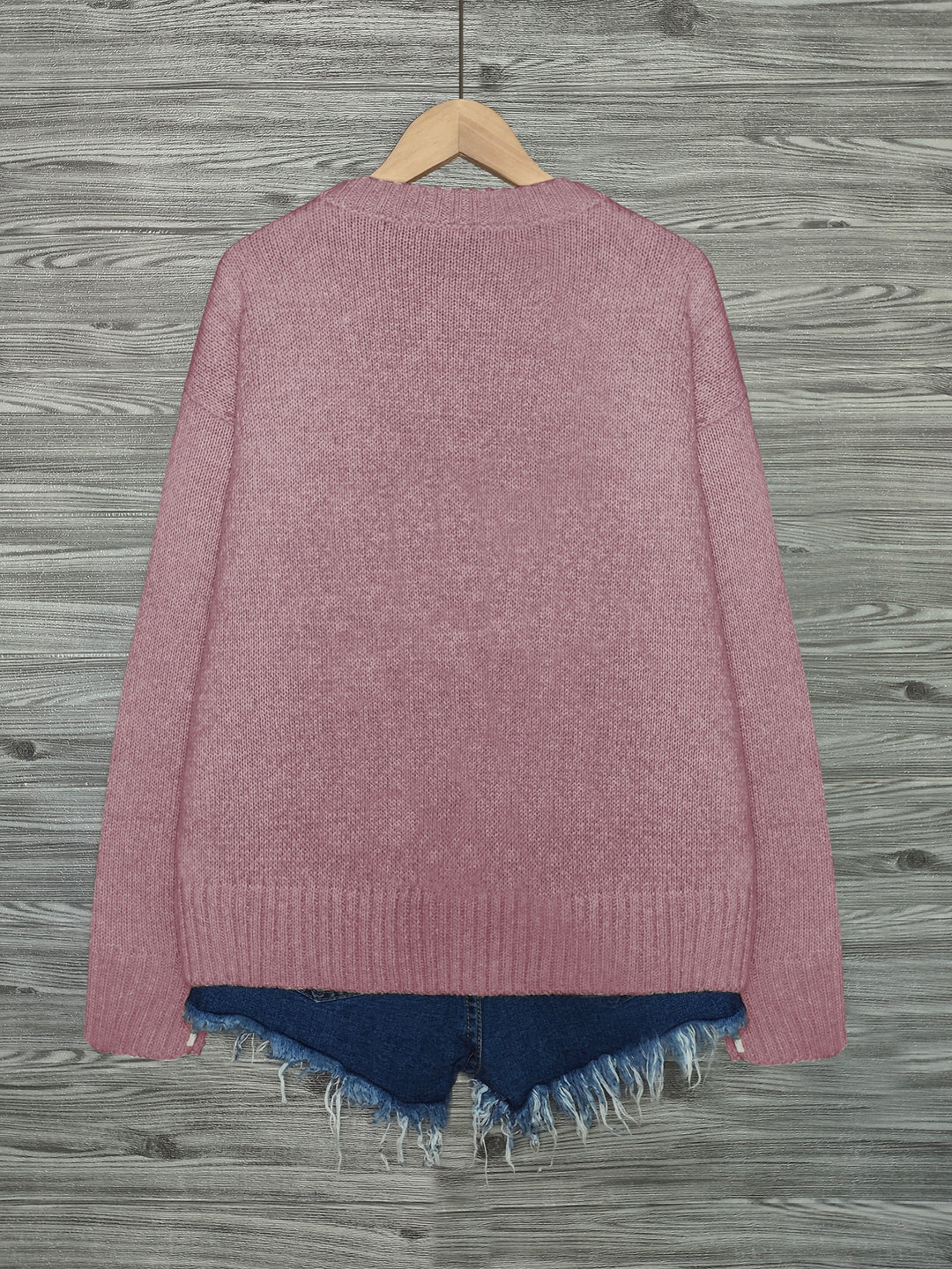 Nicole | Kuscheliger Rundhals-Pullover mit Katzen-Motiv