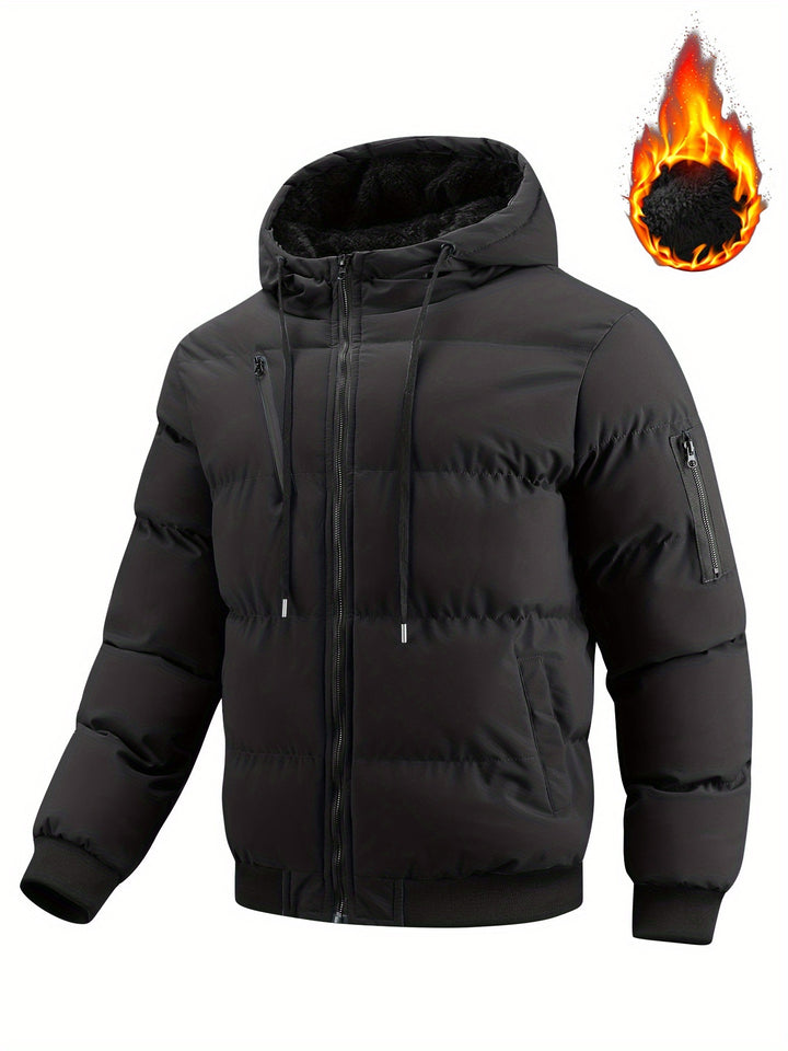 Uwe | Wärmende Kapuzen-Steppjacke