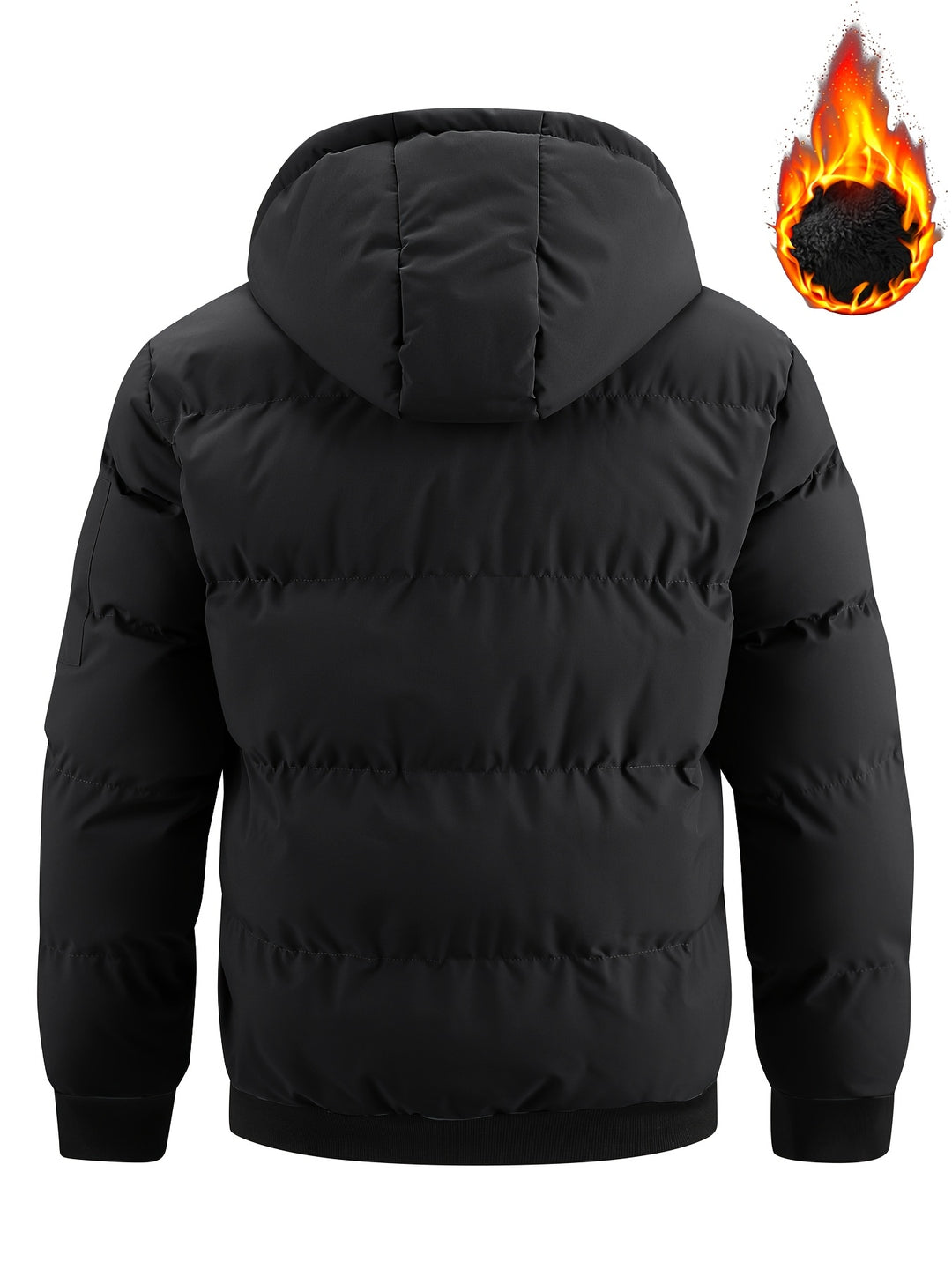 Uwe | Wärmende Kapuzen-Steppjacke