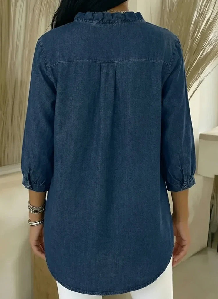 Helma | Elegante Bluse mit Rüschendetail